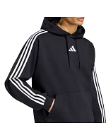 Pánska mikina adidas Essentials 3-Stripes Fleece Hoodie, čierna, KY6602 Pánska mikina adidas Essentials 3-Stripes Fleece Hoodie, čierna, KY6602