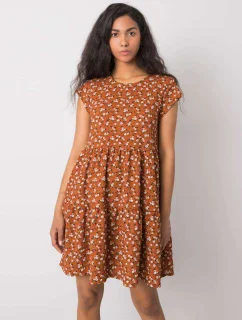 Šaty D50051Z30268 svetlo hnedé