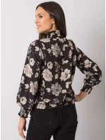 Blúzka DHJ BZ 8501.79 čierna a béžová