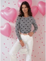 Dámsky sveter FREYJA sivý FashionStreet MY2049