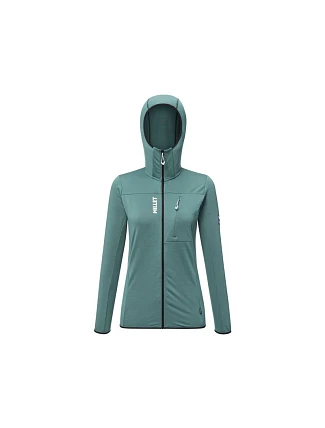 Mikina MILLET TRILOGY ICON LIGHTGRID HW zelená Mikina MILLET TRILOGY ICON LIGHTGRID HW zelená