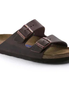 Dámske žabky Birkenstock Arizona Soft Footbed Oiled Leather Habana (0452763)