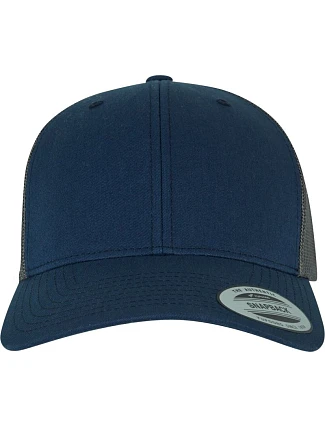 Flexfit 6606/6606T 6-panelová retro čiapka „Trucker“ 55.6606 tmavomodrá/sivohnedá Flexfit 6606/6606T 6-panelová retro čiapka „Trucker“ 55.6606 tmavomodrá/sivohnedá