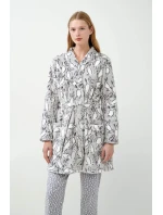 Vamp - Šedý župan s potlačou králika 21462 - Vamp