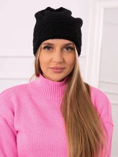 Dámska čiapka Aniela K338 čierna