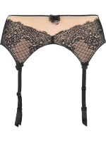 Podväzkový pás V-9892 čierno-béžový - Axami