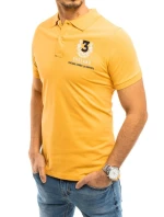 Pánske žlté polo tričko FashionStreet PX0358