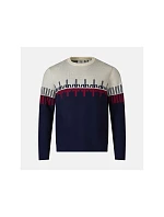 SVETER ROSSIGNOL PATTERNED CN SWEATER, tmavomodrý SVETER ROSSIGNOL PATTERNED CN SWEATER, tmavomodrý