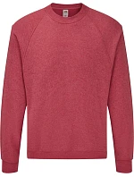 Fruit of the Loom Classic Raglan Sweat Raglánová mikina 16.2216 vintage heather red Fruit of the Loom Classic Raglan Sweat Raglánová mikina 16.2216 vintage heather red