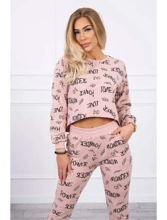 Statement set tmavo púdrovo ružový Statement set tmavo púdrovo ružový