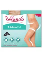 Dámske tvarujúce pančuchy 3 ACTIONS 25 den Almond - BELLINDA
