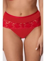 Vysoký spodný diel plaviek Laura červená