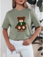 BAREN dámske tričko pistáciové FashionStreet RY2539