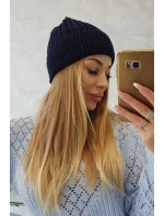 Tenká čiapka Grace K211 tmavo modrá