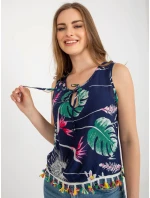 Blúzka AT BZ 2401C.19 tmavo modrá Blúzka AT BZ 2401C.19 tmavo modrá