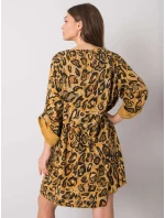 Šaty DHJ SK 21464.99 tmavo žltá