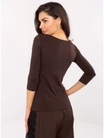 Blúzka RV BZ 4690.13 tmavohnedá Blúzka RV BZ 4690.13 tmavohnedá