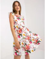 Dámske šaty RV SK 8020 biele a červené