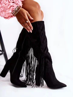 Čižmy na podpätku model 173619 Step in style