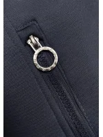 Tmavomodrá dlhá dámska mikina (AMG-321A)