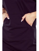 Nočná košeľa Fleur black - ELDAR