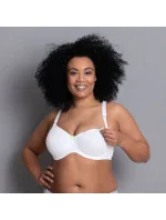 Základná dojčiaca podprsenka s kosticami 5068 biela - Anita Maternity