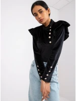 Blúzka DHJ BZ 6533A.44P čierna Blúzka DHJ BZ 6533A.44P čierna