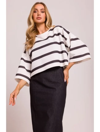 M844 Viacfarebný top s potlačou - model 1