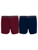 Pánske boxerky 2 pack UM0UM02188 - 0SD - Modrá, bordo - Tommy Hilfiger