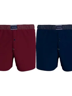 Pánske boxerky 2 pack UM0UM02188 - 0SD - Modrá, bordo - Tommy Hilfiger