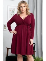 Dámske šaty SA847 Rebeka Bordo - Karko Dámske šaty SA847 Rebeka Bordo - Karko