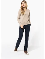 Kariban K 741 Dámske chino nohavice 20.K741 svetlo khaki