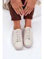 Dámske kožené tenisky ECO Big Star - béžové Dámske kožené tenisky ECO Big Star - béžové