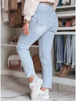 Dámske džínsové nohavice slim fit s opaskom NEOPASS modré FashionStreet UY2680 Dámske džínsové nohavice slim fit s opaskom NEOPASS modré FashionStreet UY2680