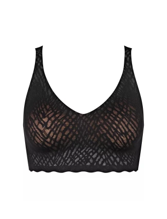 ZERO Feel Bliss Bralette - BLACK - black 0004 - SLOGGI