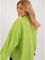 Košeľa BA KS 0274.47 limetkovo zelená