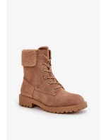 Dámske členkové topánky QT86 Taupe Brown - Seastar Dámske členkové topánky QT86 Taupe Brown - Seastar