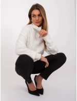 Dámsky sveter AT SW 23401.97P Ecru - FPrice