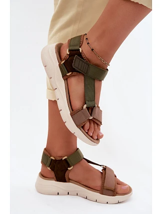 Sandy na platforme, model 230187 Step in style
