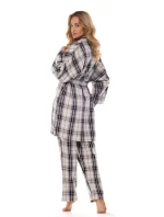 L&L 2475 Roxy dlhé/r S-XL dámske pyžamo so zipsom