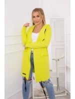 Zateplená bunda s kapucňou pistáciová Zateplená bunda s kapucňou pistáciová