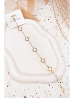 Náramek S Přívěsky Nerezová Ocel Zlatá Perla Náramek S Přívěsky Nerezová Ocel Zlatá Perla