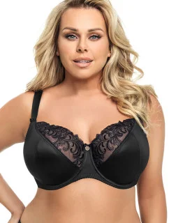 Dámska podprsenka K378 Victoria čierna - Gorsenia