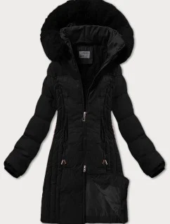 Zimná bunda s odnímateľnou kapucňou čierna S'west (R8199-1)
