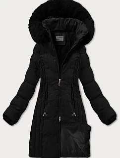 Zimná bunda s odnímateľnou kapucňou čierna S'west (R8199-1)