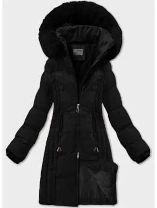 Zimná bunda s odnímateľnou kapucňou čierna S'west (R8199-1)