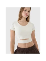 Dámske hladké tričko 4F 4FRSS25TTSHF2695-11S