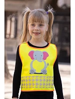 Korntex FUN Detská bezpečnostná vesta 76.FUNY hi vis yellow/lion Korntex FUN Detská bezpečnostná vesta 76.FUNY hi vis yellow/lion