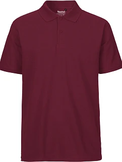 Neutral O 20080 Pánske polo tričko z bio bavlny 77.2080 bordó