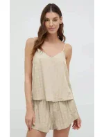 Dámske pyžamo O2BX06WEUZ0 F151 béžová - Guess